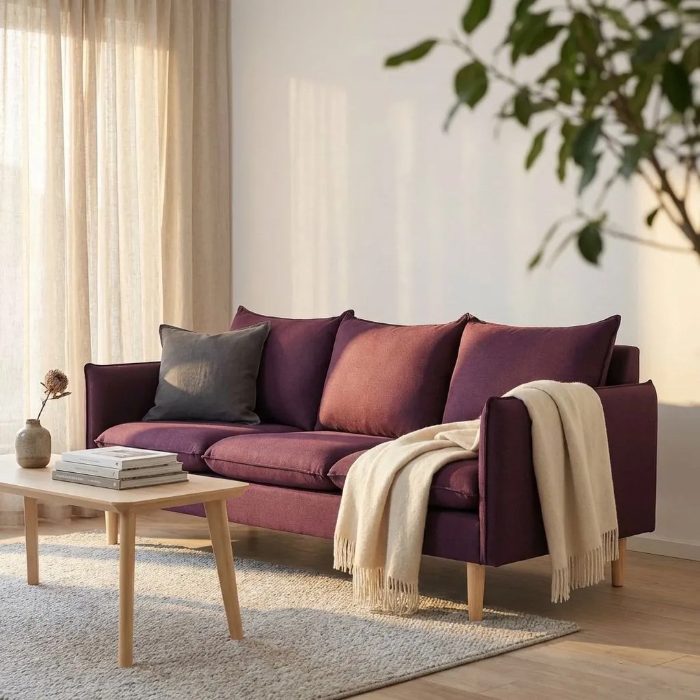 OLOF - divano stile scandinavo 3 posti