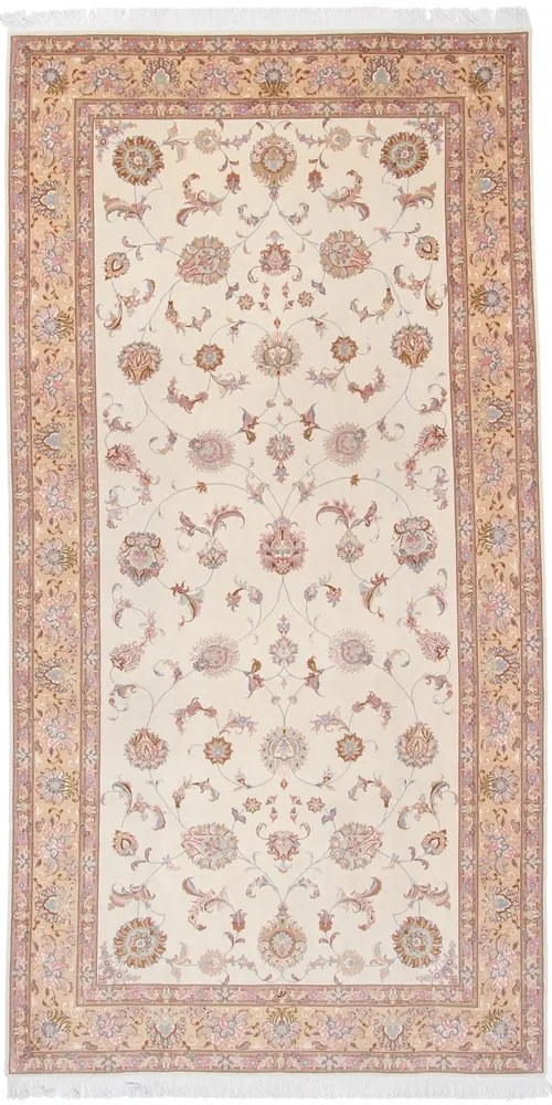 Tabriz Tappeto persiano 200x400 (Iran) Annodato A Mano