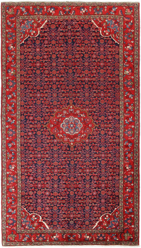 Hamedan Tappeto 170 x 310 (Iran) Annodato A Mano