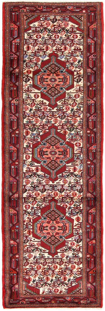Hamedan Tappeto persiano 290 x 90 (Iran) Annodato A Mano