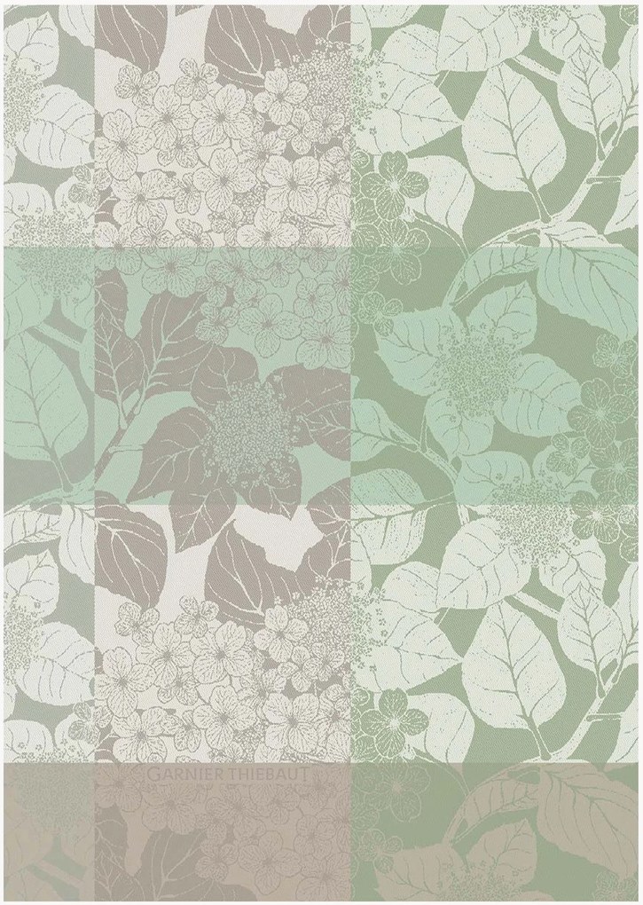 Set di 4 strofinacci in cotone jacquard Mille