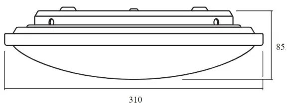 Ledvance - Plafoniera LED dimmerabile ORBIS LED/17W/230V 2700-6500 + TC