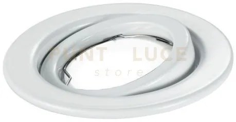 Incasso led matrix orientabile bianco 1xgu10 6w 413lm 3000k 10x8,5c...