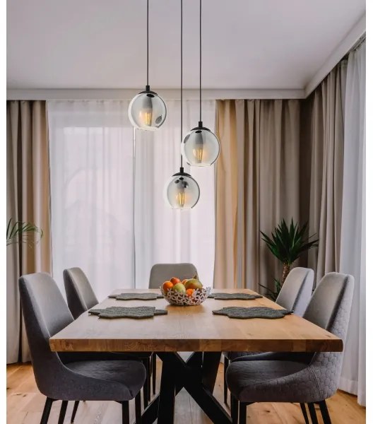 Eglo 98653 - Lampadario a sospensione con filo ARISCANI 3xE27/40W/230V