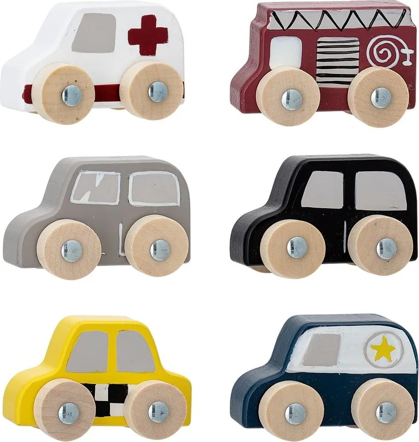 Macchinine in legno in set Avin - Bloomingville Mini