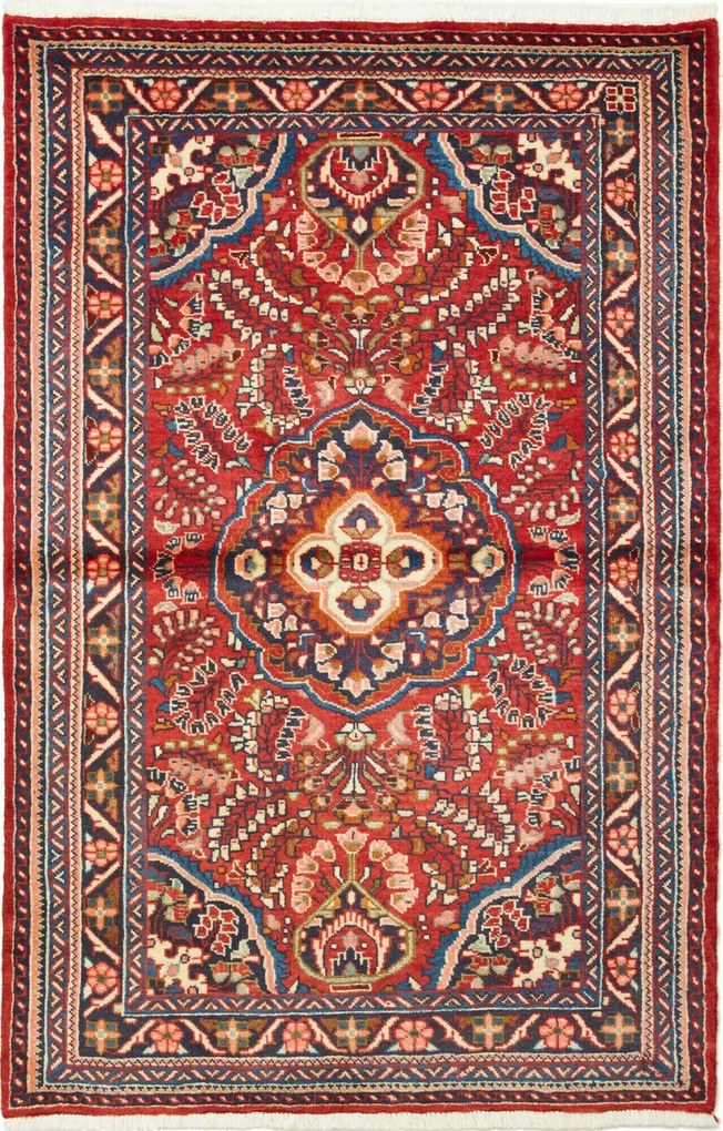 Hamedan Tappeto 110x160 (Iran) Annodato A Mano