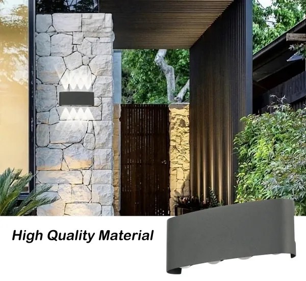 Brilagi - Lampada da parete LED per esterni FLAREBOX LED/8W/230V antracite IP65