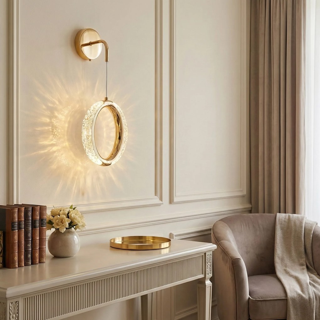 APPLIQUE DA PARETE LED G175-W GOLD