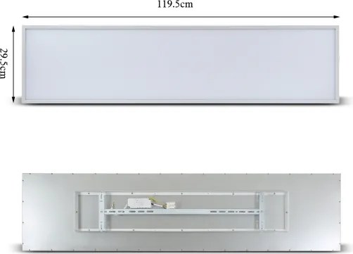 Brilagi - Lampada LED dimmerabile SLIMFRAME LED/58W/230V 120x30 cm bianco + telecomando