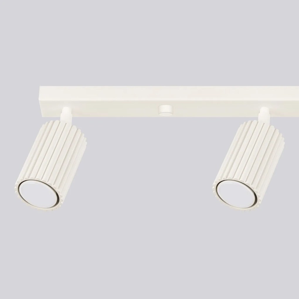 Plafoniera da soffitto 4xGU10 in Alluminio KARBON 4L