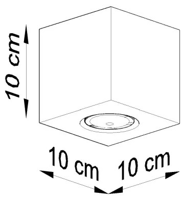 Brilagi - Faretto LED MURO 1xGU10/7W/230V calcestruzzo