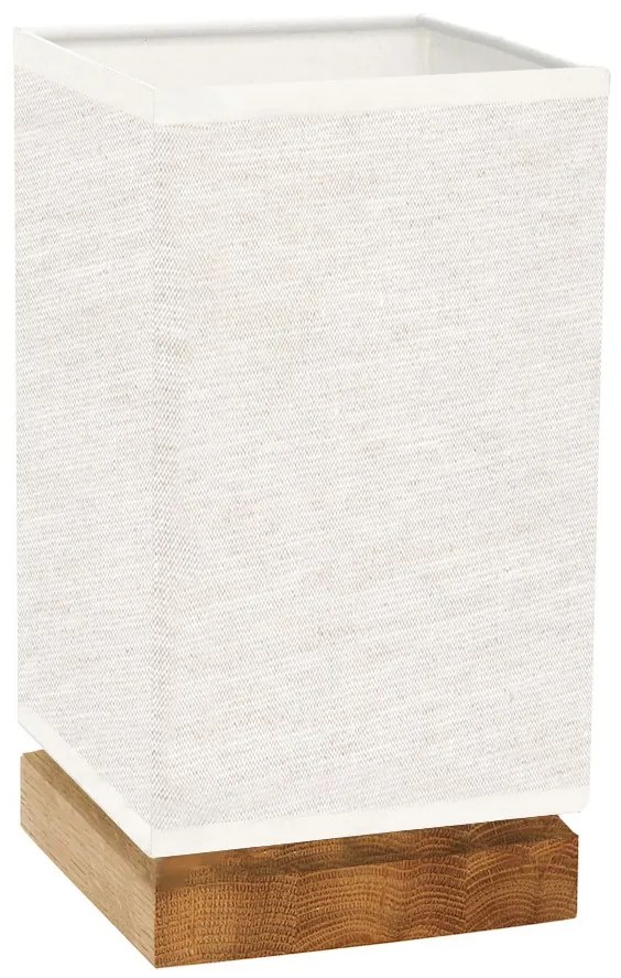 Spot-Light DO70774174 - Lampada da tavolo FIRE 1xE27/25W/230V rovere/beige