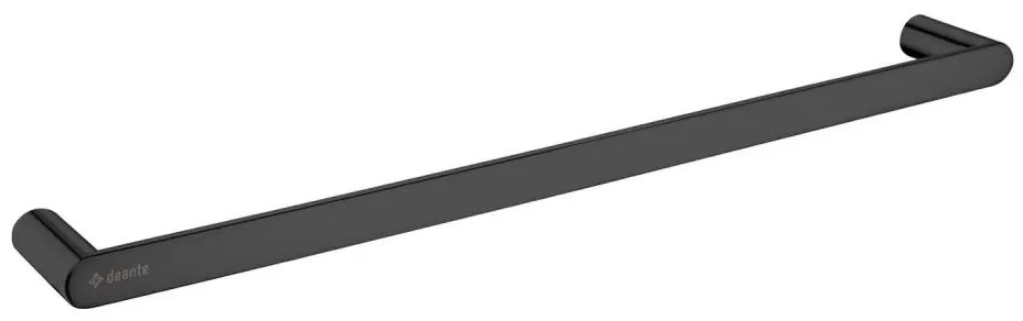 Deante ADR_N621 - Portasciugamani da parete rotondo 62,8 cm, nero