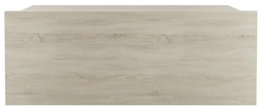 Comodino pensile rovere sonoma 40x30x15 cm truciolato