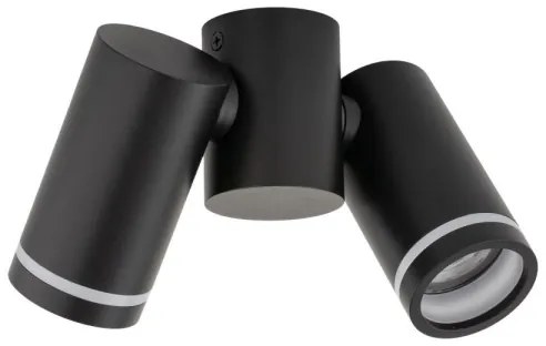Faretto JET SET 2xGU10/10W/230V nero
