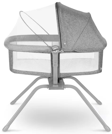Lionelo - Lettino da viaggio 3 in 1 MALIN Grigio Pietra