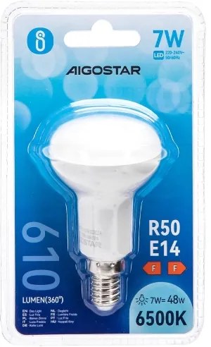 Lampadina LED R50 E14/7W/230V 6500K - Aigostar