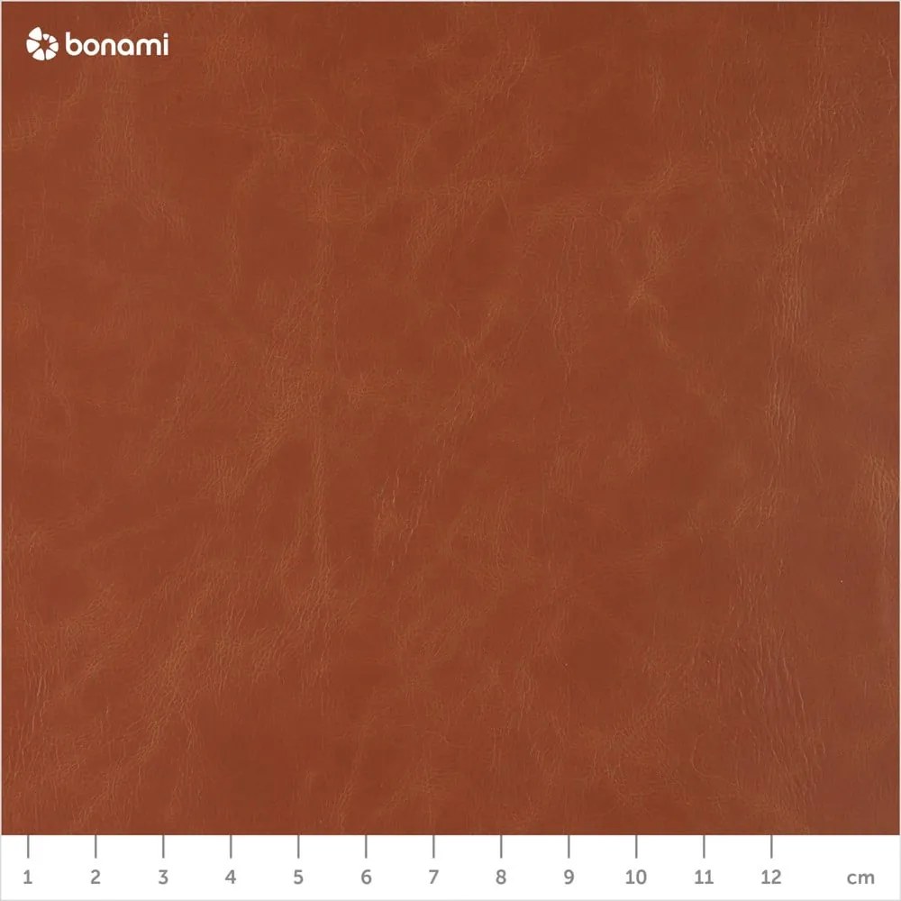 Poltrona in similpelle marrone con gambe nere Cazar - Actona