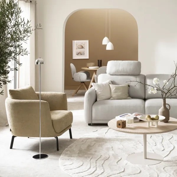 Schöner Wohnen 19245-17 - Lampada da terra LED dimmerabile BELLIS LED/2,5W/5V IP54 cromata