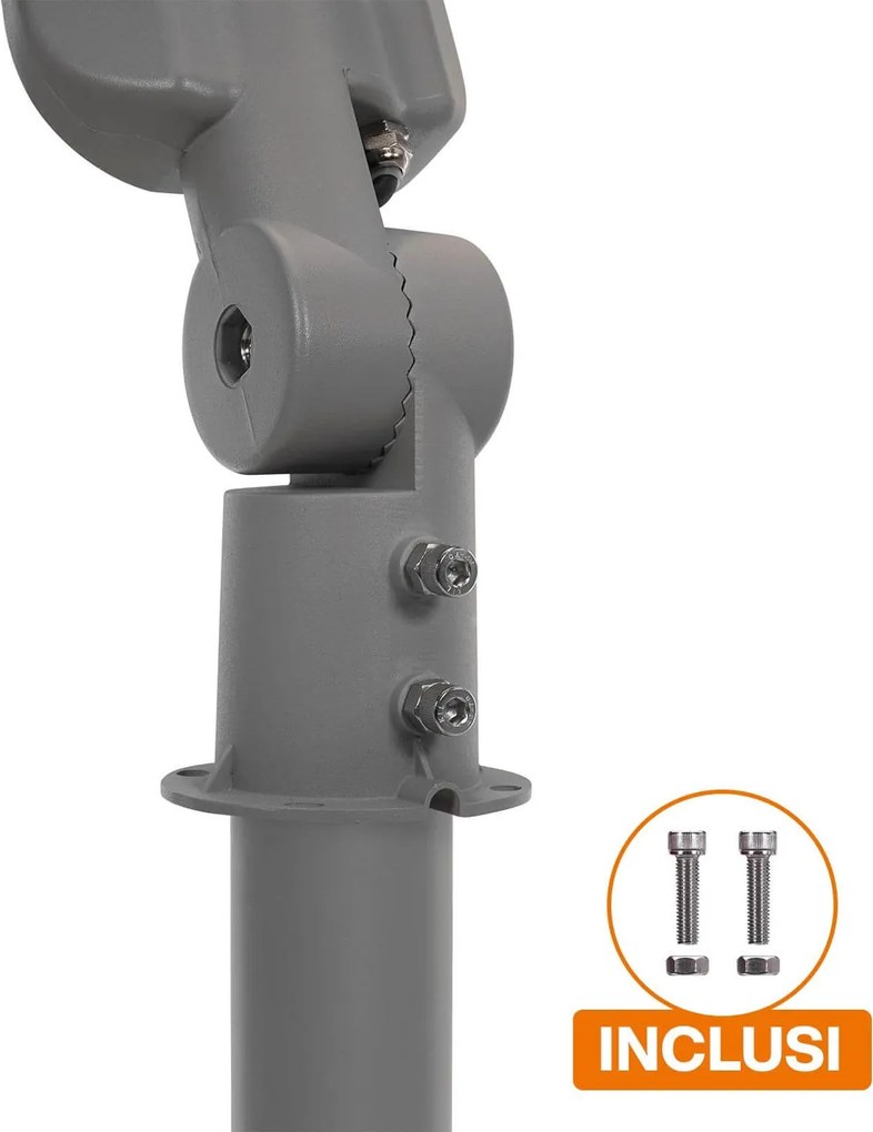 Armatura stradale 30W IP65 - 145lm/W - con Osram chip LED Colore Bianco Naturale 4.000K