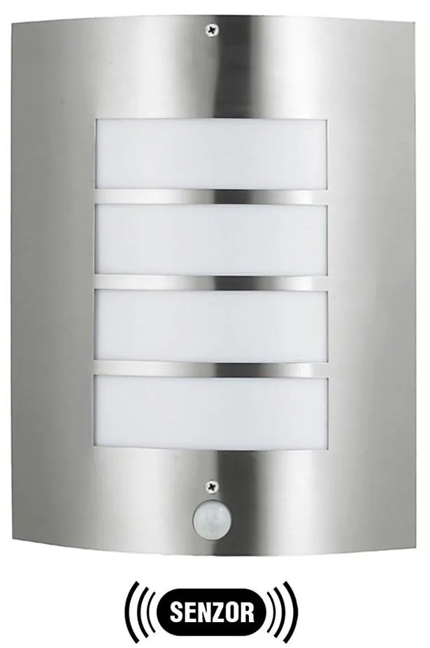 Lampada da esterno MEMPHIS con sensore acciaio inossidabile IP44