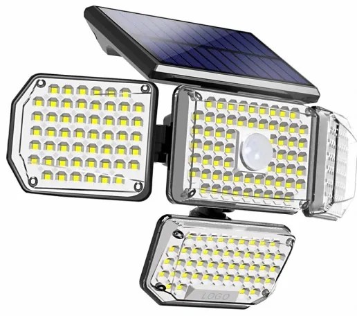 Brilagi - Lampada solare da parete LED WALLIE 5W 5,5V IP65 con sensore