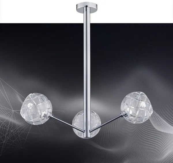 Argon 1358 - Lampadario a sospensione con supporto rigido LED BELLUNO 3xLED/5W/230V