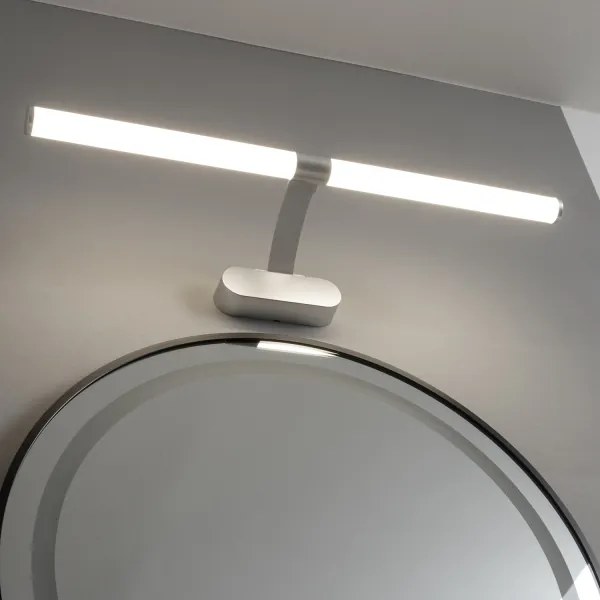 Brilagi - Lampada LED per specchio da bagno TUBEO LED/8W/230V 60 cm IP44 argento