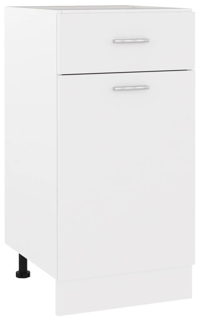 Armadio Inferiore Cassetto Bianco 40x46x81,5 Legno Multistrato /