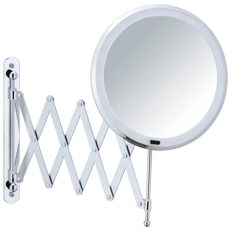 Specchio cosmetico con luce/ingrandimento ø 20 cm Barona - Wenko