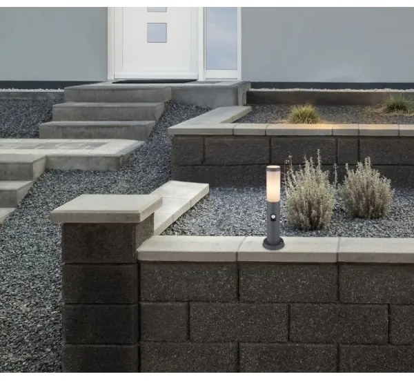 Globo 3158AS - Lampada da esterno con sensore BOSTON 1xE27/60W/230V