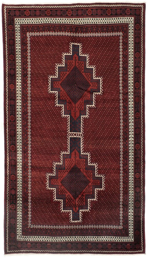 Afshar Tappeto 270 x 160 (Iran) Annodato A Mano