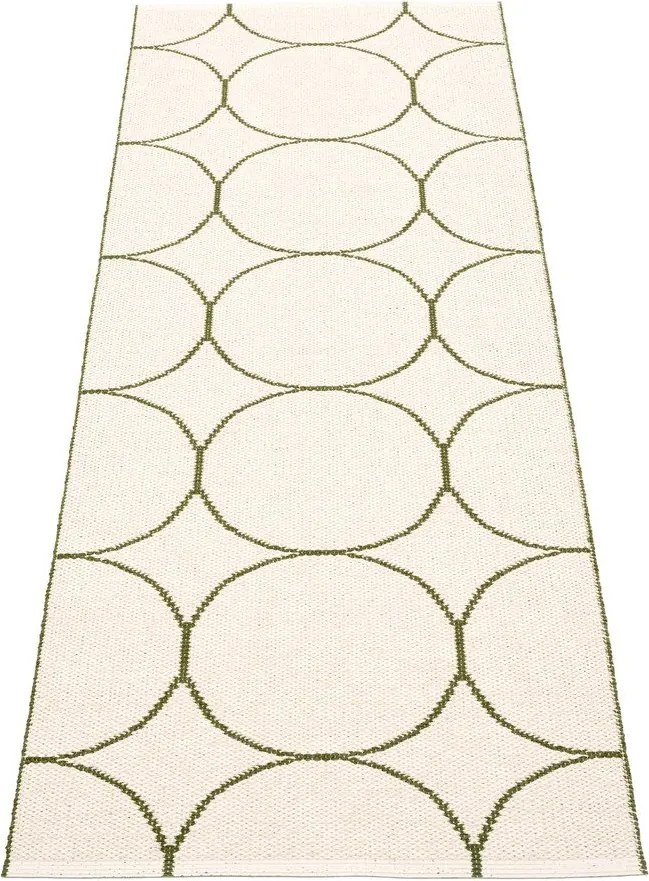 Passatoia da interno/esterno verde scuro 70x200 cm Boo Dark Olive – Pappelina