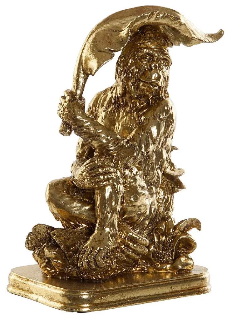 Statua Decorativa DKD Home Decor Resina Scimmia (16.5 x 10.6 x 22.5 cm)