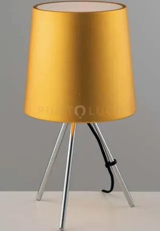 Lume marley oro 1 luce attacco e14 25x43,5cm in metallo