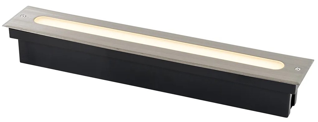 Faretto da incasso moderno in acciaio 50 cm con LED IP65 - Eline