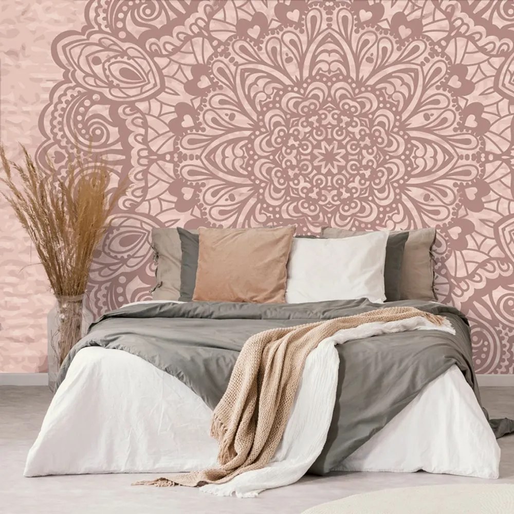 Carta da parati – Mandala floreale