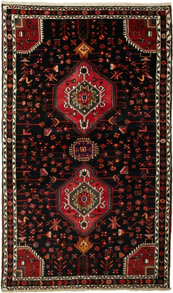 Hamedan Tappeto 150x220 (Iran) Annodato A Mano