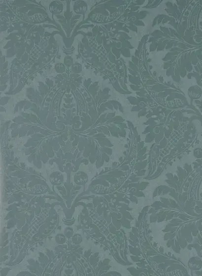 Tapete Malmaison Damask von Zoffany - Teal