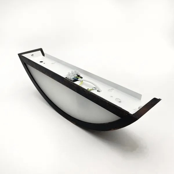 Brilagi - Applique LED CARVALHO SMOKEY 1xE27/60W/230V rovere