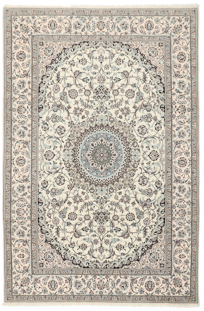 Nain Tappeto 190 x 280 (Iran) Annodato A Mano
