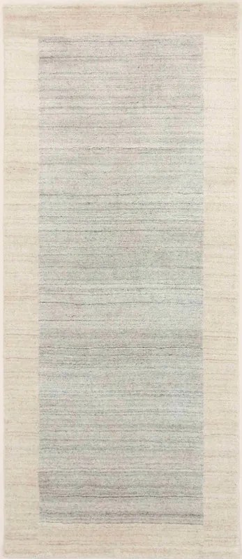 Loribaft Tappeto orientale 80x300 Nero (Indian) Realizzato A Mano