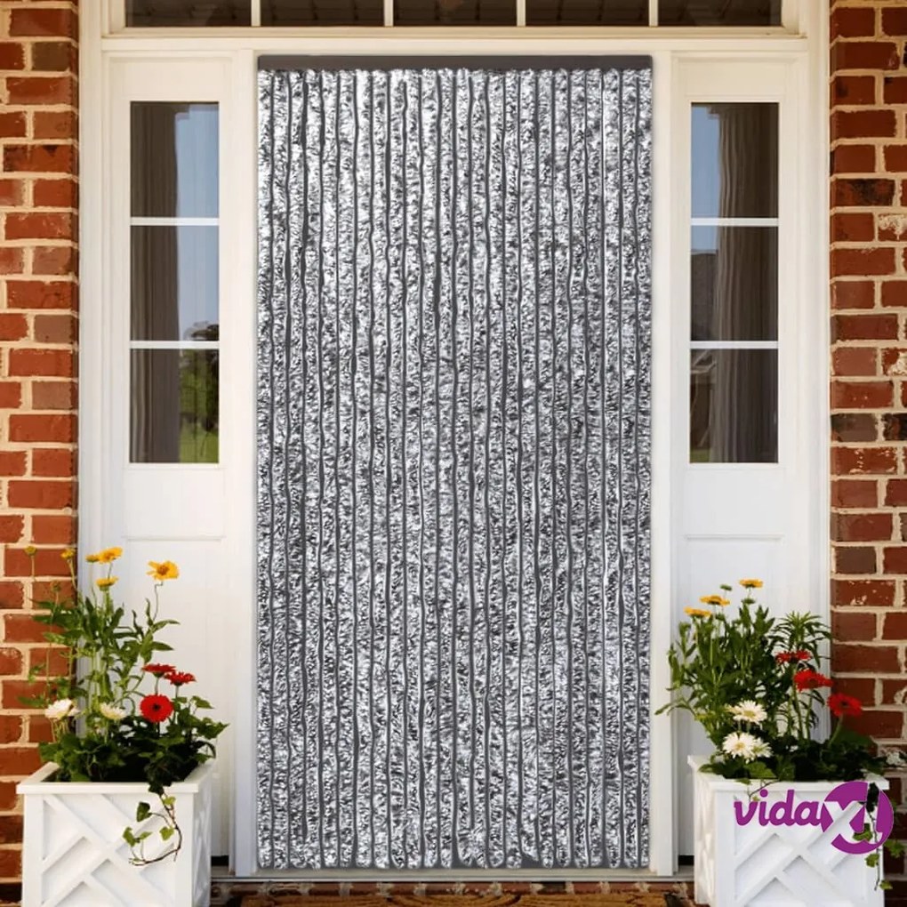 vidaXL Zanzariera Marrone e Beige 100x220 cm Ciniglia
