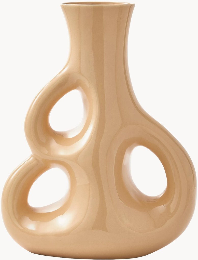 Vaso in ceramica Three Ears, alt. 51 cm
