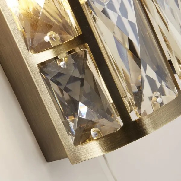 Searchlight 6582-2AB - Applique BIJOU 2xE27/60W/230V ottone