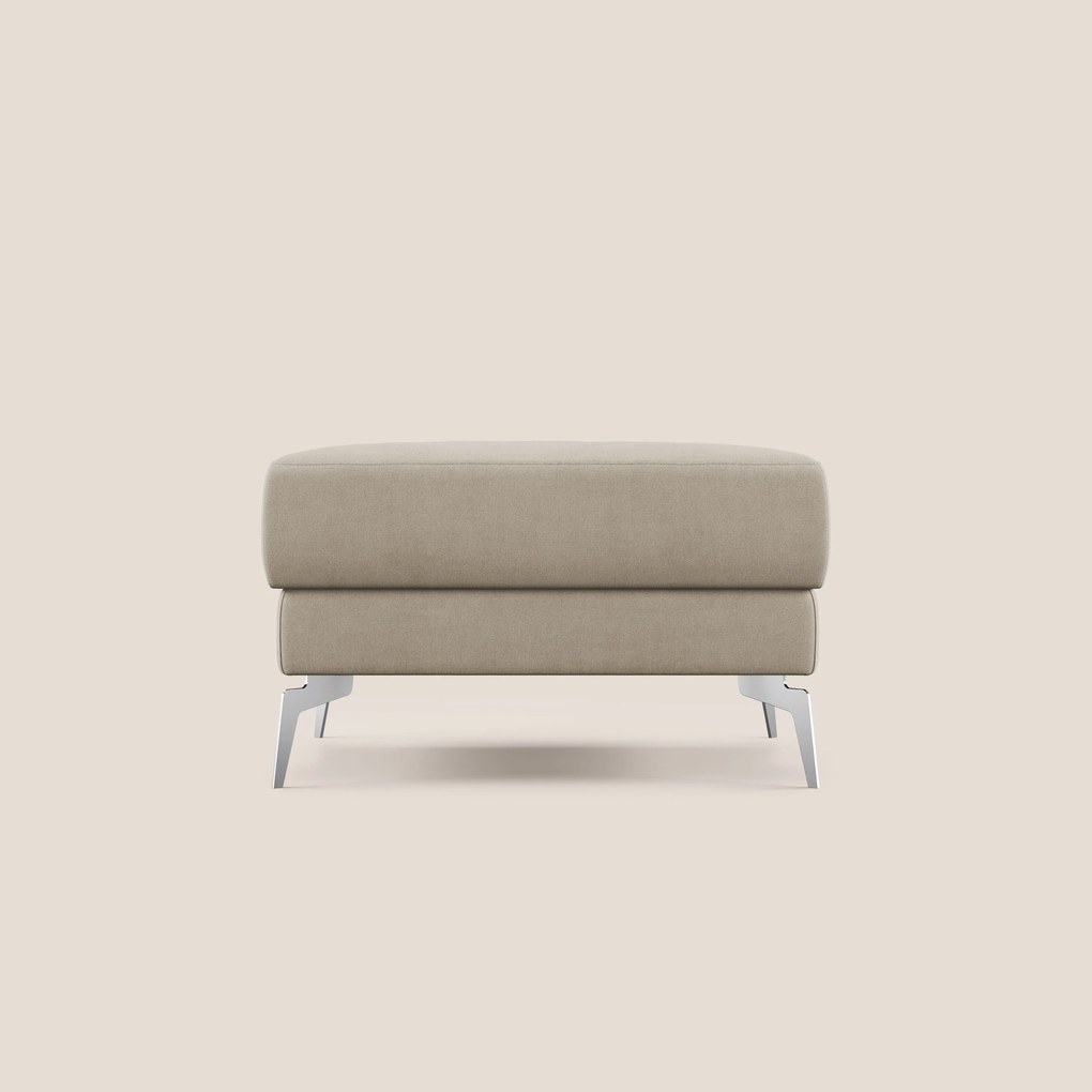 Star Pouf con piedini alti in tessuto impermeabile T02 beige