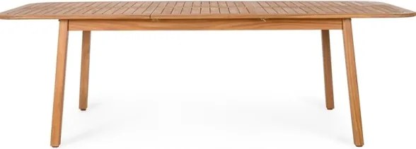 Tavolo In Legno Da Esterno Allungabile 100x180-240 Cm Danubio FSC Bizzotto