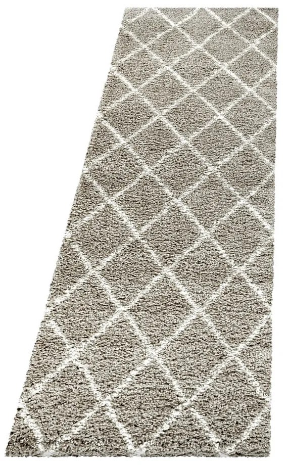 Passatoia marrone chiaro 80x250 cm Alvor - Ayyildiz Carpets