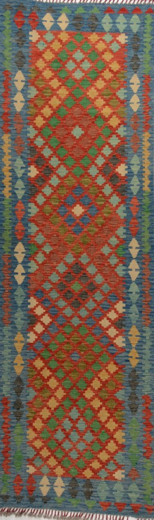 Kilim Tappeto orientale 300x90 (Afghanistan)