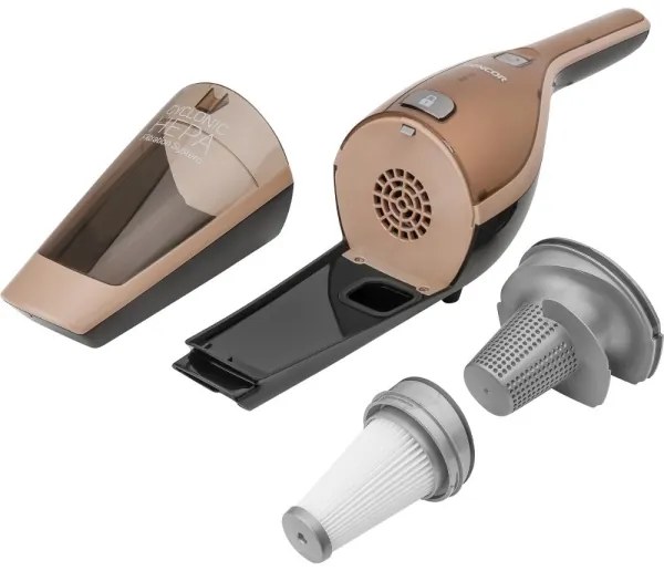 Sencor - Aspirapolvere a scopa senza fili 2 in 1 100W/2000 mAh beige